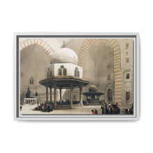 Mosque of Sultan Hassan Cairo illustration by David Roberts (1796–1864) - Framed Wall Art - NOMADEN ART GALLERY