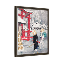 Impresión en alta resolución de Okabe en la nieve (ca. 1925-1926) de Hiroaki Takahashi 
