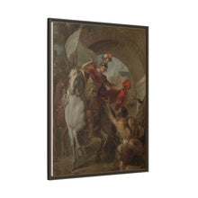 Saint Martin Sharing his Coat with a Beggar by Louis Galloche