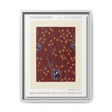 Art Nouveau Flower pattern pochoir print in oriental style. Original from our own 1914 edition of Samarkande - NOMADEN ART GALLERY