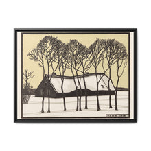 Farm in the snow (1918) by Julie de Graag - NOMADEN ART GALLERY