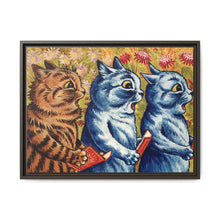 Three cats singing. Gouache by Louis Wain, 1925/1939 - NOMADEN ART GALLERY