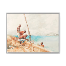 The Conch Divers (1885) by Winslow Homer - NOMADEN ART GALLERY