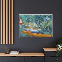 Vincent van Gogh's Bank of the Oise at Auvers (1890) famous painting from the Detroit Institute of Arts. - NOMADEN ART GALLERY