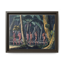 Puri Indians by the Paraiba river, Brazil. Coloured aquatint by P. Fumagalli, ca. 1821, after M. Zu Wied-Neuwied. - NOMADEN ART GALLERY