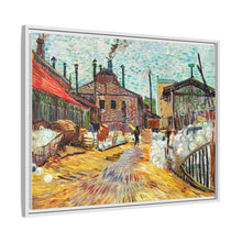 The Factory (1887) by Vincent Van Gogh. Original from the Barnes Foundation. - NOMADEN ART GALLERY