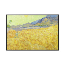 Van Gogh's Wheatfield with a reaper (1889) - NOMADEN ART GALLERY
