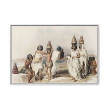 Nubian women at Kortie on the Nile illustration by David Roberts (1796–1864) - NOMADEN ART GALLERY