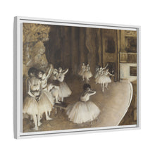 Ballet Rehearsal on Stage (1874) by Edgar Degas