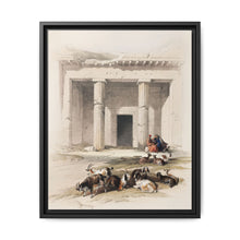 Entrance to the caves of Beni Hasan illustration by David Roberts (1796–1864) - NOMADEN ART GALLERY