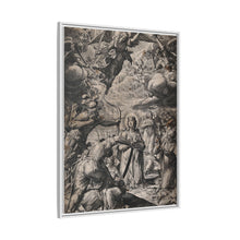 The martyrdom of Saint Ursula. Engraving by J. Sadeler after P. de Witte
