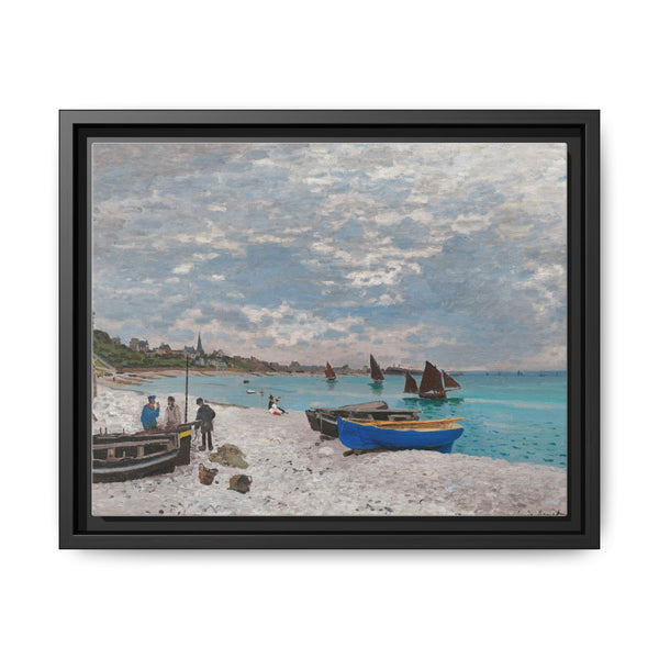 The Beach at Sainte-Adresse (1867) by Claude Monet - NOMADEN ART GALLERY