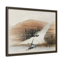 Excavated temples of Aboosimble (Abu Sunbul) Nubia illustration by David Roberts (1796–1864)