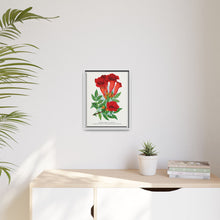 Trumpet flower lithograph. Digitally enhanced from our own original 1900 edition plates of Botanical Specimen published by Rochester Lithographing
