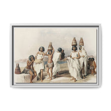 Nubian women at Kortie on the Nile illustration by David Roberts (1796–1864) - NOMADEN ART GALLERY