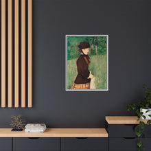 Mujer joven en un jardín (Jeune femme dans un jardin), (1879) de Édouard Manet