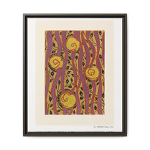 Flower pattern Art Deco stencil print in oriental style. Original from our own 1914 edition of Samarkande - NOMADEN ART GALLERY