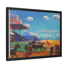 Race Track (1908–1909) vintage painting by William James Glackens
