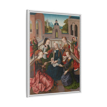 The Virgin and Child with Four Holy Virgins (c. 1495 - c. 1500) by Master of the Virgo inter Virgines