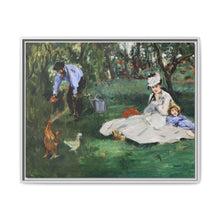 The Monet Family in Their Garden at Argenteuil (1874) by Édouard Manet - NOMADEN ART GALLERY