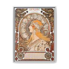 Alphonse Maria Mucha's Zodiaque or La Plume (ca. 1896–1897). Famous Art Nouveau artwork