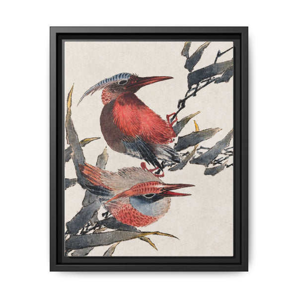 Katsushika Hokusai's birds, from Album of Sketches (1814) - NOMADEN ART GALLERY