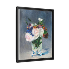 Flores en un jarrón de cristal (c.1882) de Edouard Manet.