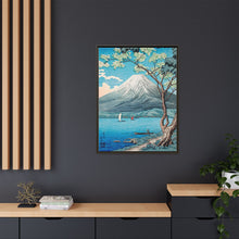 Impresión del monte Fuji desde el lago Yamanaka en alta resolución por Hiroaki Takahashi 