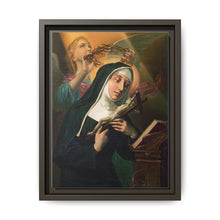 Female Saint Holding Crucifix with Crown of Thorns - NOMADEN ART GALLERY