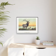 The Wapiti from Zoological sketches (1861-1867) by Joseph Wolf and Philip Lutley Sclater