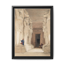 Excavated Temple of Gyrshe (Gerf Hussein) Nubia illustration by David Roberts (1796–1864) - NOMADEN ART GALLERY