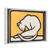 A waxing cat (1918) by Julie de Graag