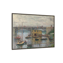 Claude Monet's Bridge at Argenteuil on a Gray Day (1876) - NOMADEN ART GALLERY