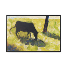 Black Cow in a Meadow (ca. 1881) by Georges Seurat - NOMADEN ART GALLERY