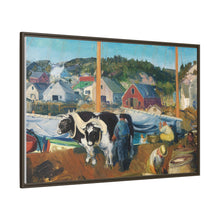 Ox Team, Wharf at Matinicus (1916)