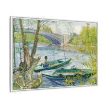 Fishing in Spring, the Pont de Clichy (Asnières) (1887) by Vincent Van Gogh - NOMADEN ART GALLERY