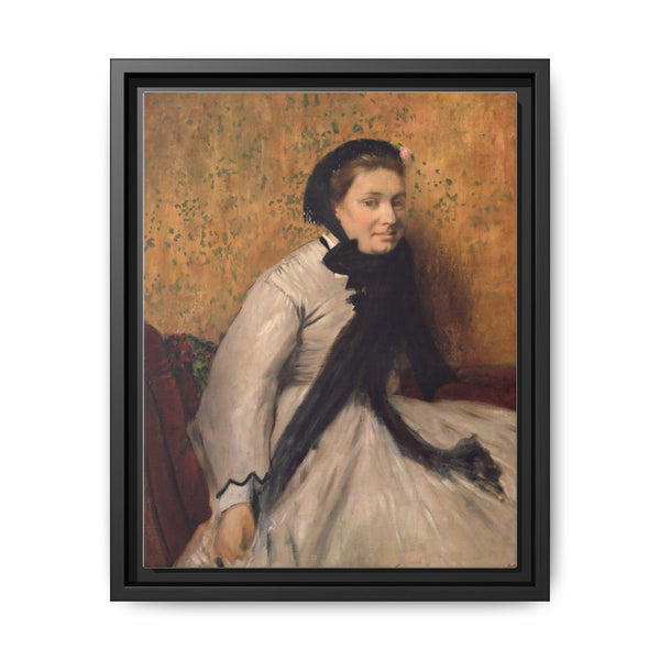 Portrait of a Woman in Gray (ca. 1685) by Edgar Degas - NOMADEN ART GALLERY