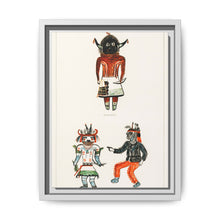 Hopi Katcinas - Piokot Turkwinu Turkwinu Mana (1895) drawn by the native people from the book of Jesse Walter Fewkes - NOMADEN ART GALLERY