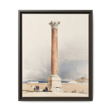Pompey's Pillar Alexandria illustration by David Roberts (1796–1864). - NOMADEN ART GALLERY