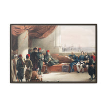 Interview with The Viceroy of Egypt at His palace at Alexandria illustration by David Roberts (1796–1864) - NOMADEN ART GALLERY
