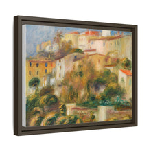 Casas en una colina (Groupe de maisons sur un coteau) de Pierre Auguste Renoir 