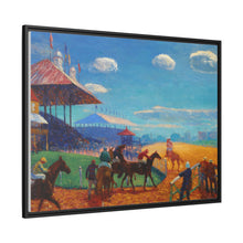 Race Track (1908–1909) vintage painting by William James Glackens