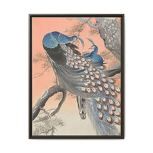Two peacocks on tree branch (1900 - 1930) by Ohara Koson