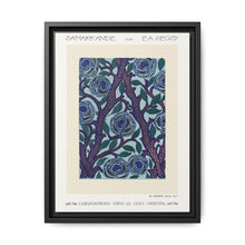 Flower pattern Art Deco stencil print in oriental style - NOMADEN ART GALLERY