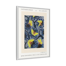 Butterfly pochoir pattern in Art Nouveau oriental style
