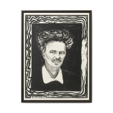 August Strindberg (1896) by Edvard Munch - NOMADEN ART GALLERY