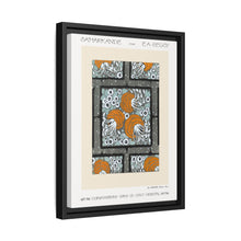 Patrón de pochoir de flores en estilo oriental Art Nouveau. Original de nuestra propia edición de 1914 de Samarkande.