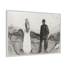 Two Human Beings. The Lonely Ones (1894) by Edvard Munch - NOMADEN ART GALLERY
