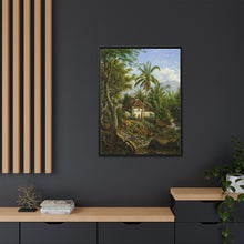 Landschap in Nederlands-Indie (1858 - 1900) by Maurits E H R van den Kerkhoff.