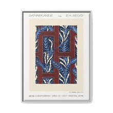 Art Nouveau Flower pattern pochoir print in oriental style. Original from our own 1914 edition of Samarkande - NOMADEN ART GALLERY